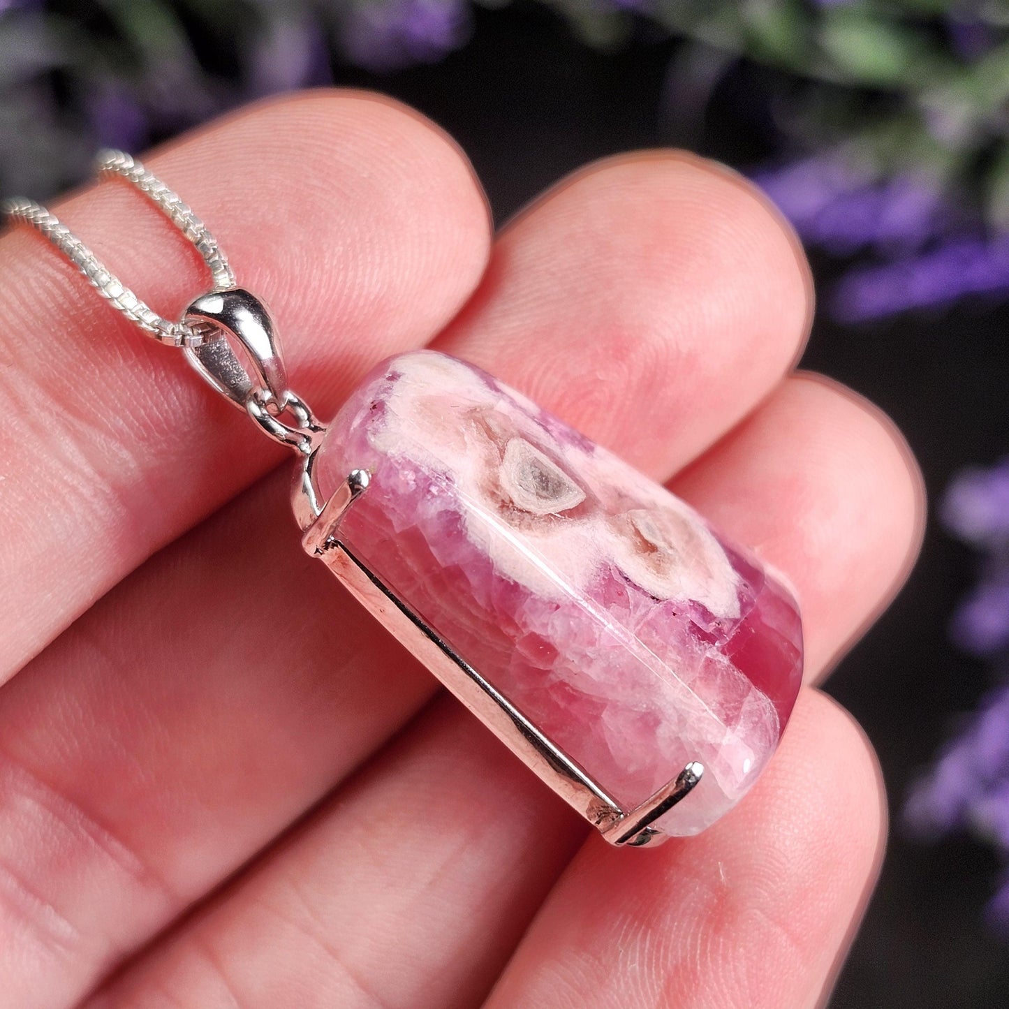 Rhodochrosite Pendant