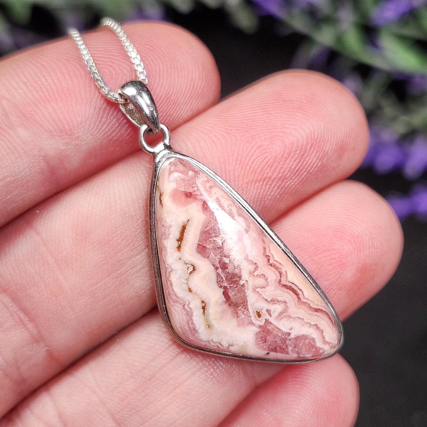 Rhodochrosite Pendant