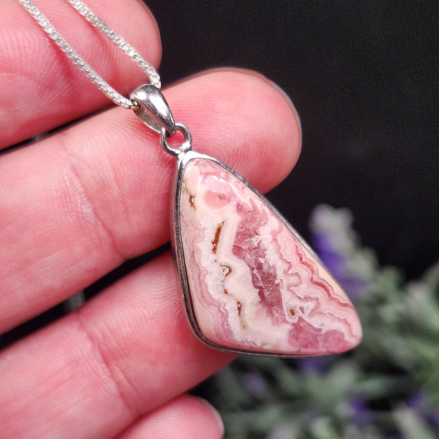 Rhodochrosite Pendant