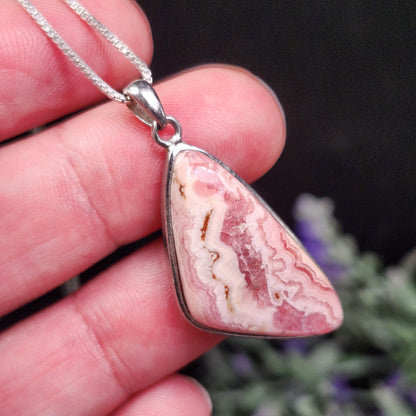Rhodochrosite Pendant