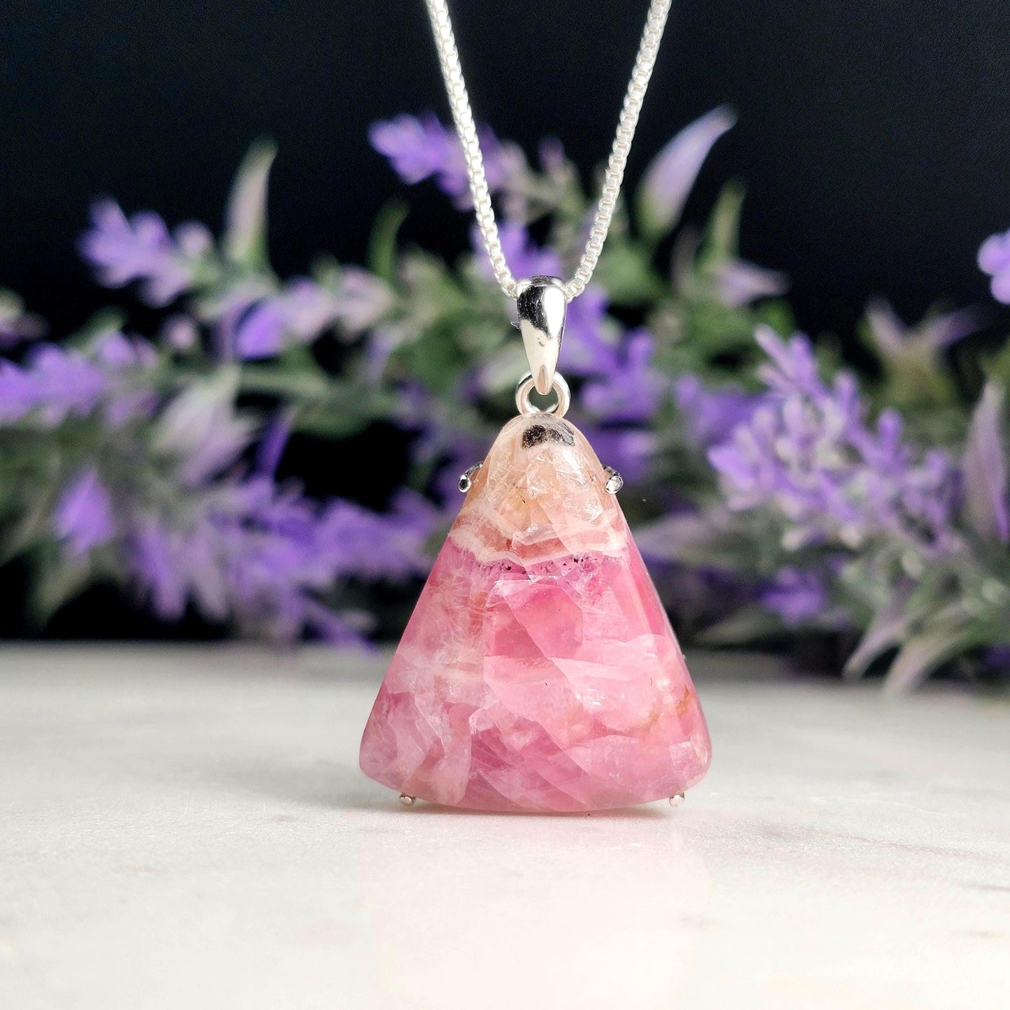 Rhodochrosite Pendant