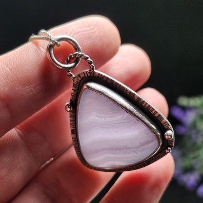 Blue Lace Agate Pendant