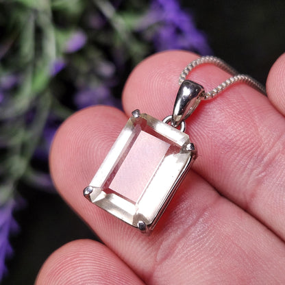 Faceted Libyan Desert Glass Pendant