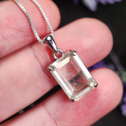 Faceted Libyan Desert Glass Pendant