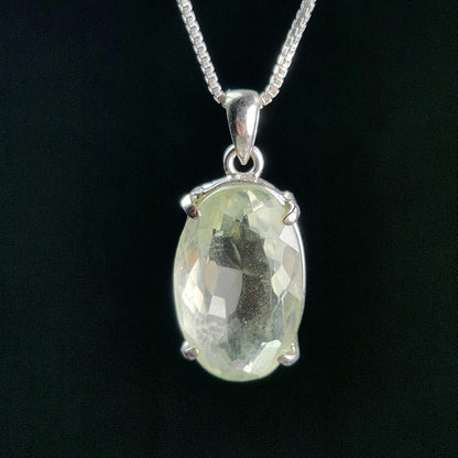 Faceted Libyan Desert Glass Pendant