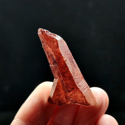 Red Hematite Quartz Crystal