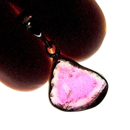 Pink Tourmaline Sterling Silver Pendant