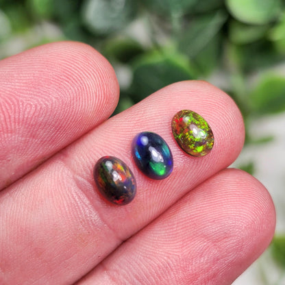 Black Opal Cabochon