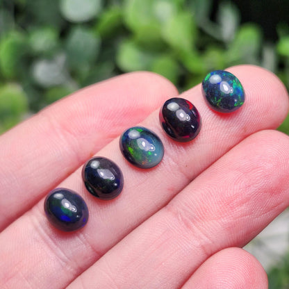 Black Opal Cabochon