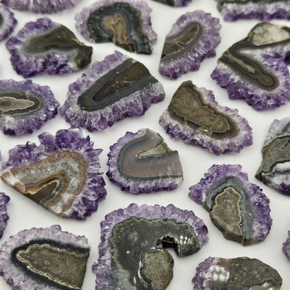Amethyst Stalactite Crystal Slice