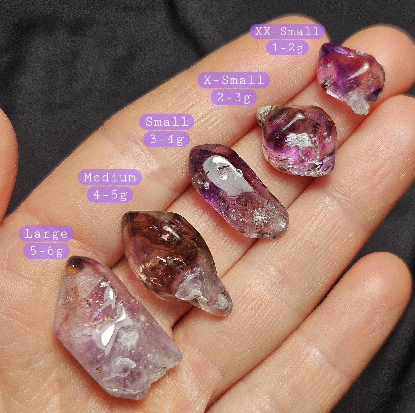 Polished Shangaan Scepter Amethyst