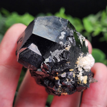 Hyalite Opal & Black Tourmaline 82g