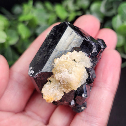 Hyalite Opal & Black Tourmaline 82g