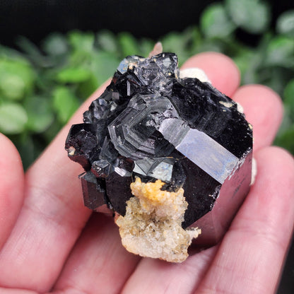 Hyalite Opal & Black Tourmaline 82g