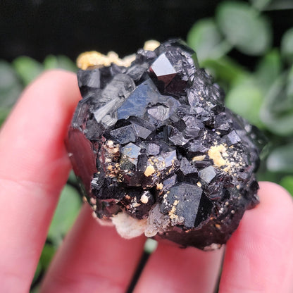 Hyalite Opal & Black Tourmaline 82g