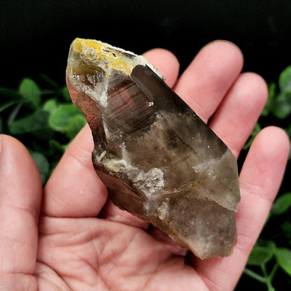 Hyalite Opal Smoky Quartz 120g