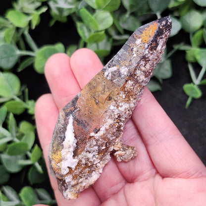 Hyalite Opal & Smoky Quartz 72g