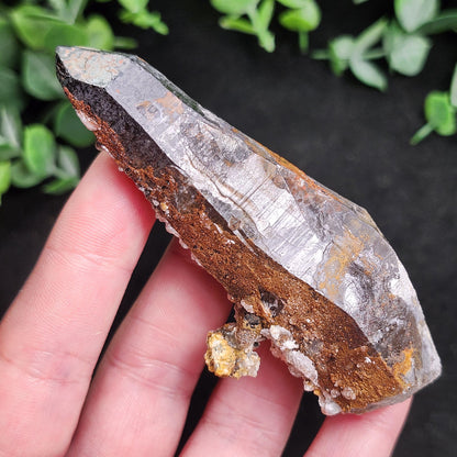 Hyalite Opal & Smoky Quartz 72g