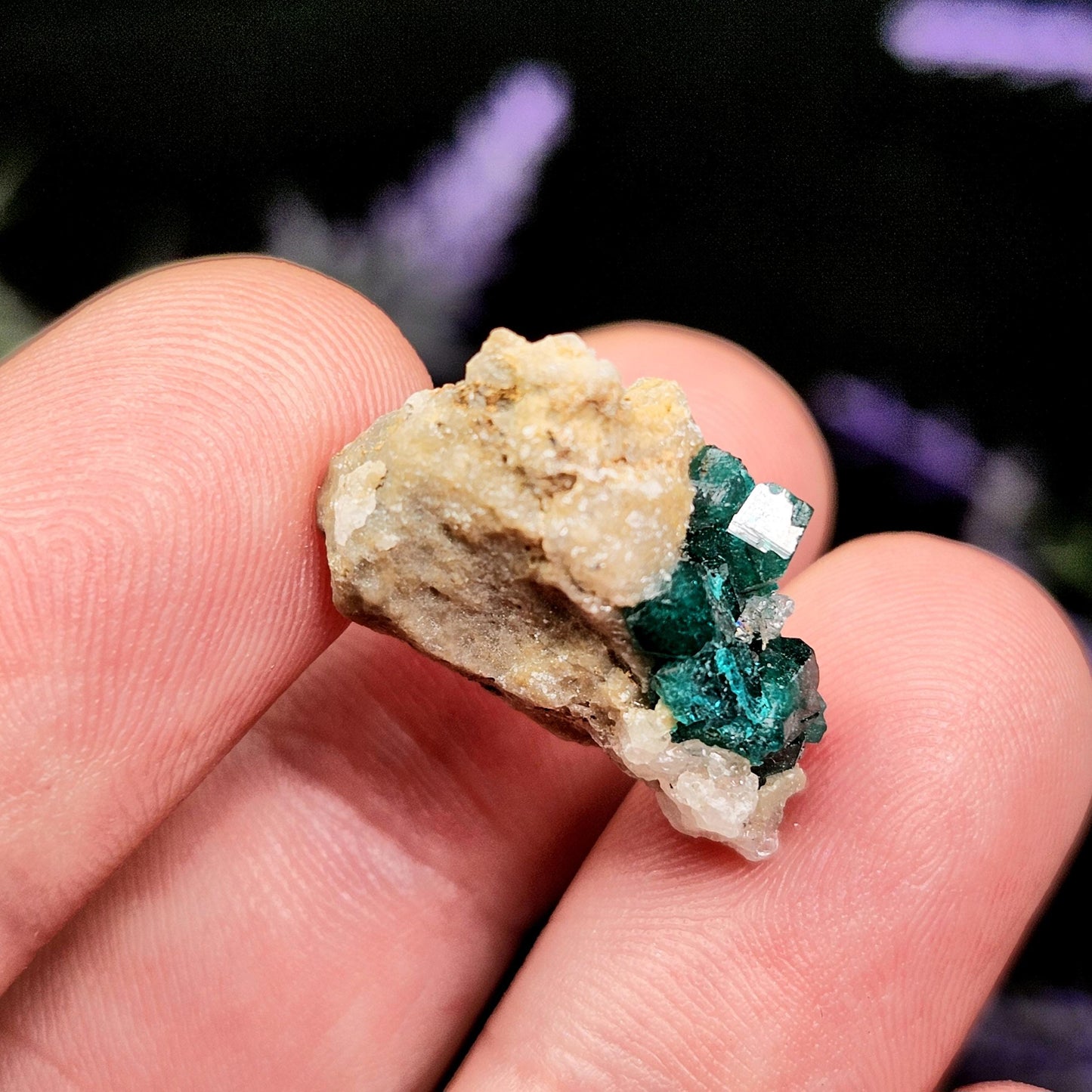 Dioptase Cluster