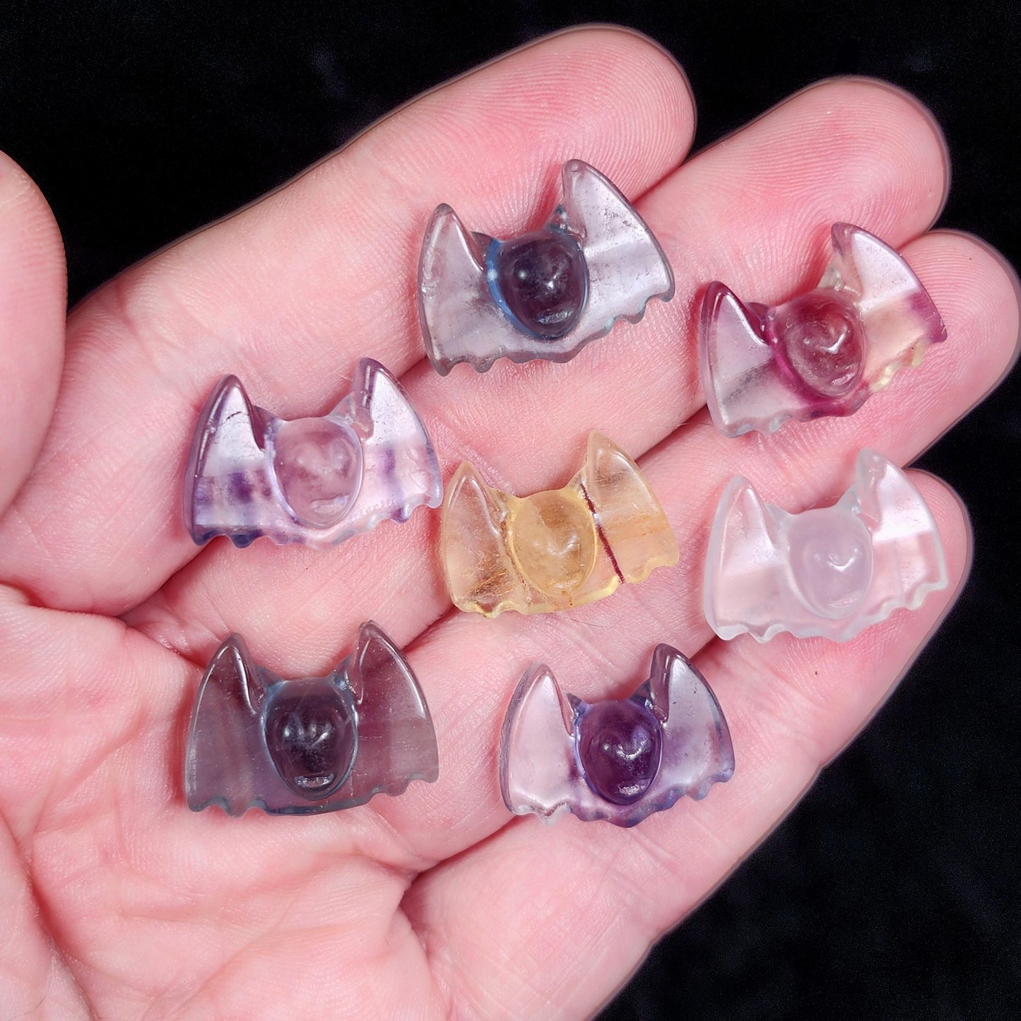 Rainbow Fluorite Bat
