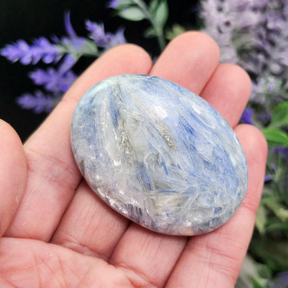 Blue Kyanite Palm Stone