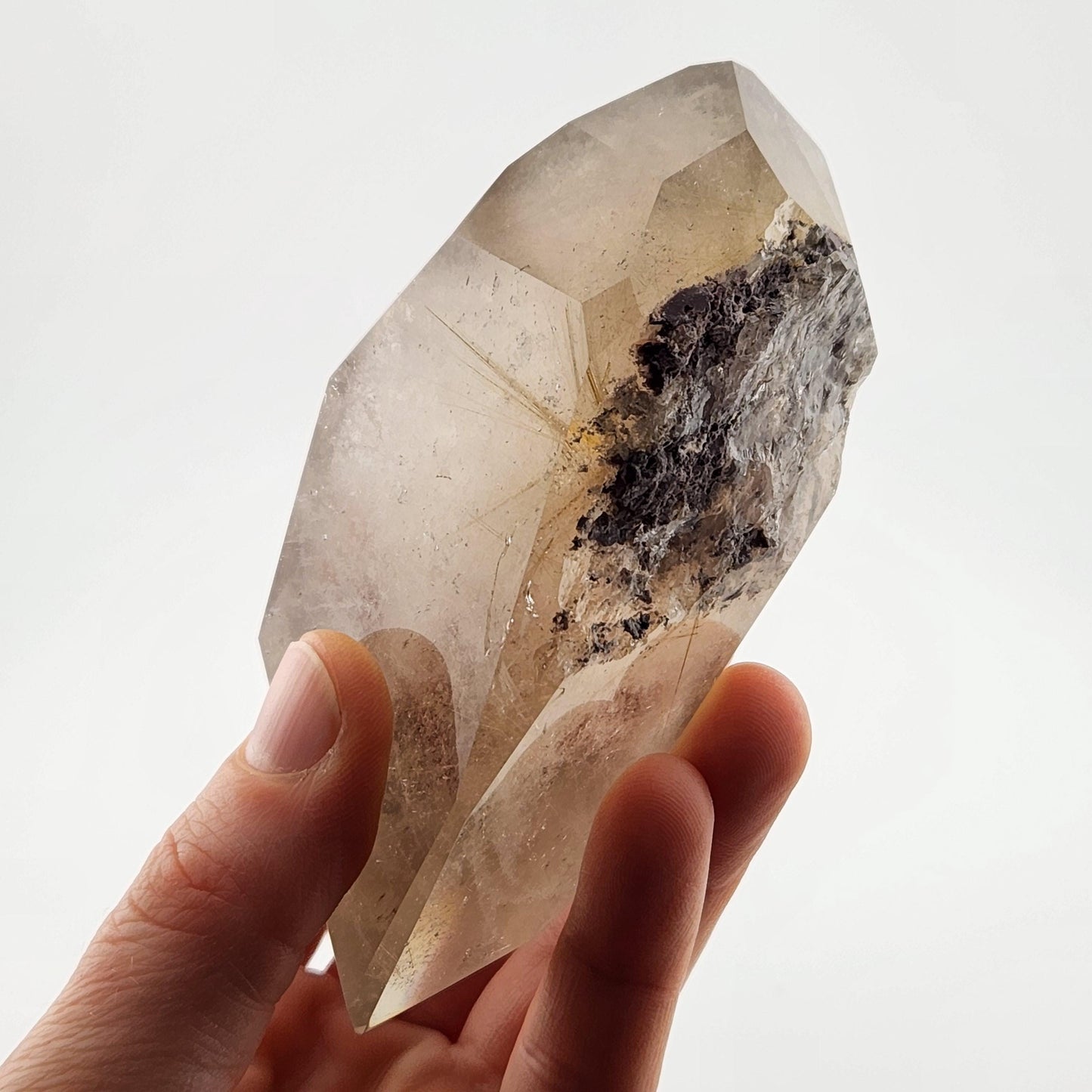 Polished Hematite Rutile Star Specimen 315g