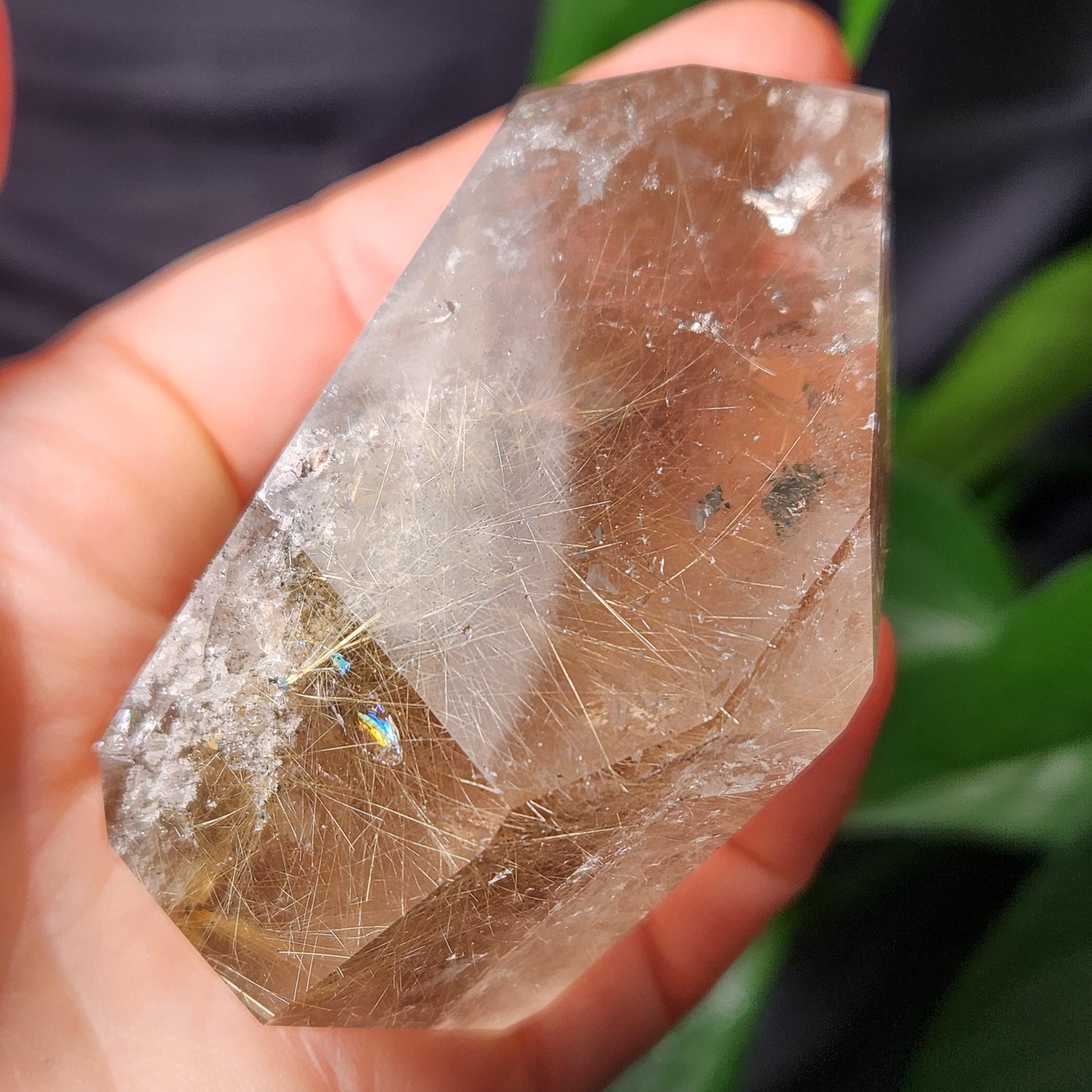 Polished Hematite Rutile 193g