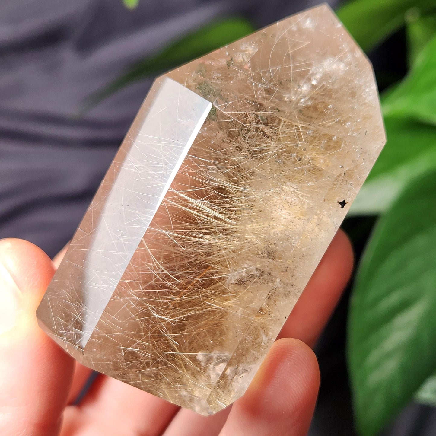 Polished Hematite Rutile 193g