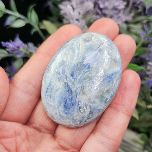 Blue Kyanite Palm Stone