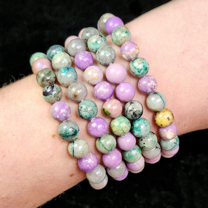 Phosphosiderite & Chrysocolla Bracelet