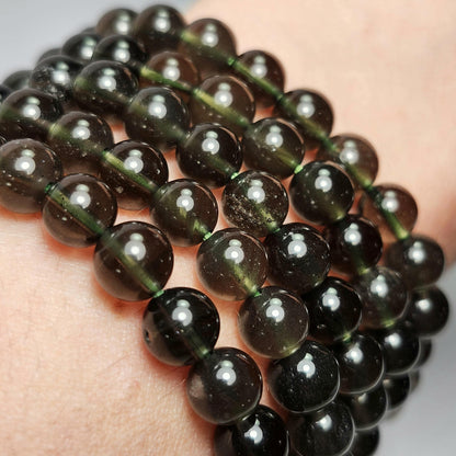Black Tektite Bracelet