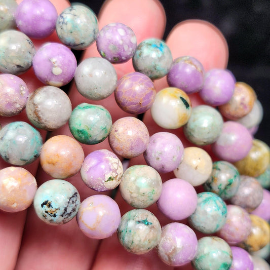 Phosphosiderite & Chrysocolla Bracelet