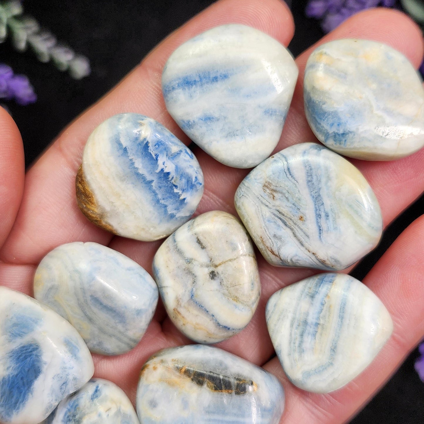 Blue Scheelite Crystal