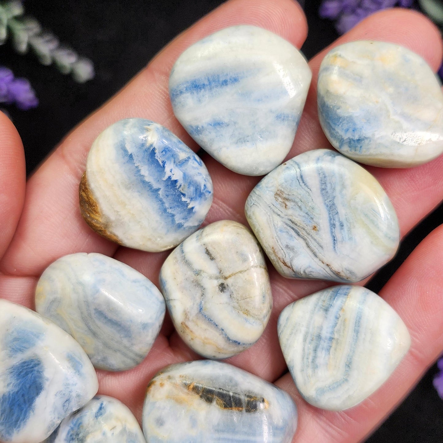 Blue Scheelite Crystal Specimen (5