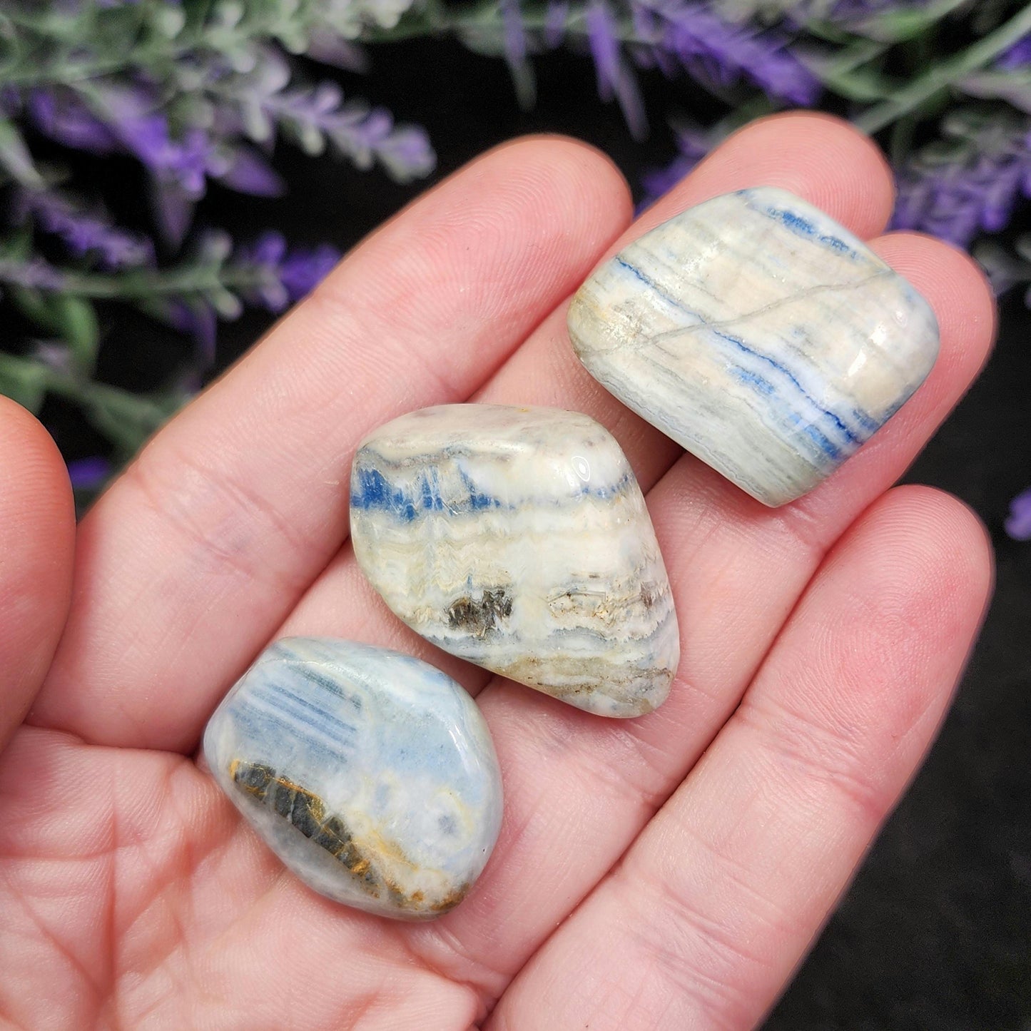 Blue Scheelite Crystal