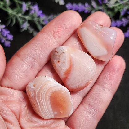 Apricot Botswana Agate Crystal