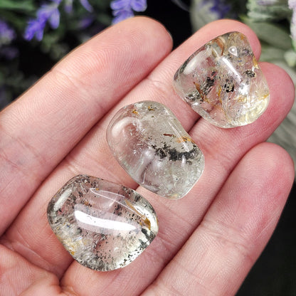 Topaz & Black Hematite Crystal