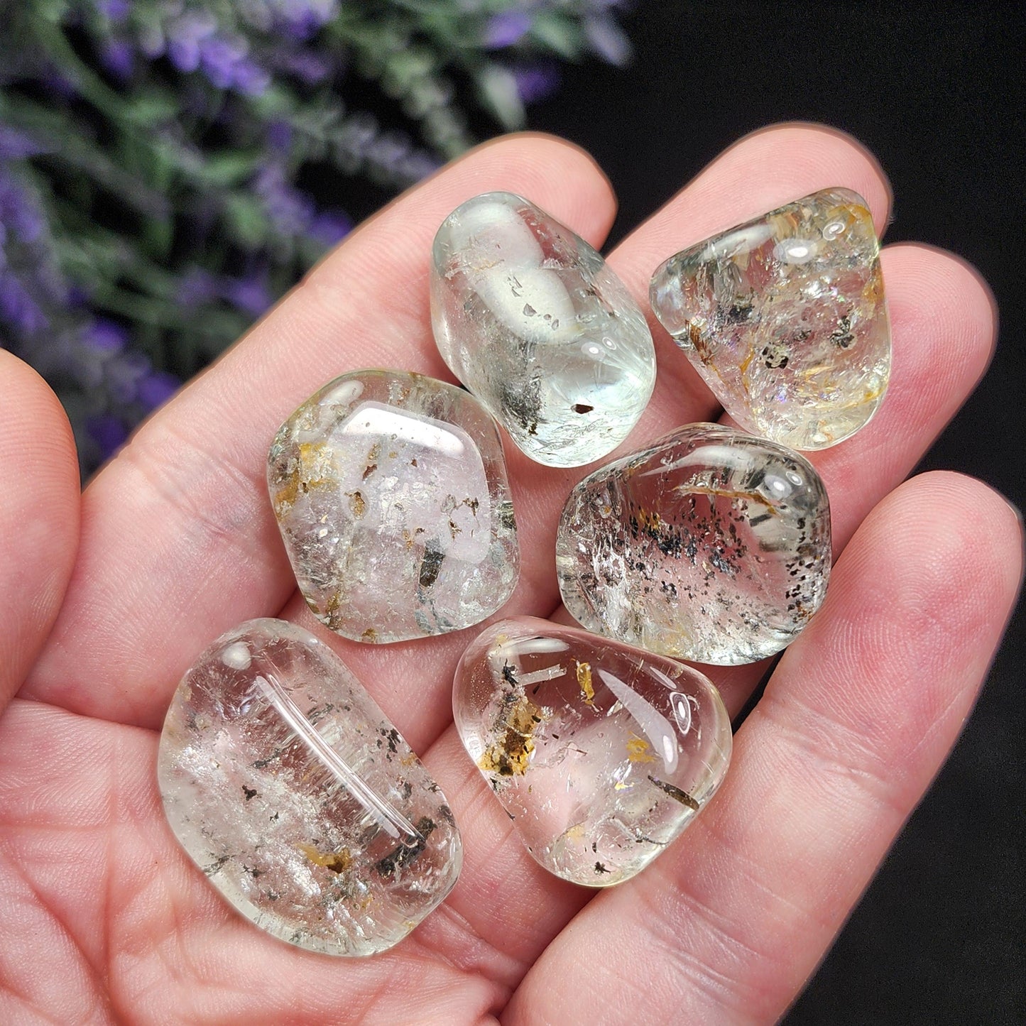 Topaz & Black Hematite Crystal