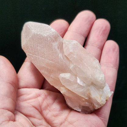 Dreamsicle Pink Lemurian Quartz Crystal (89g)