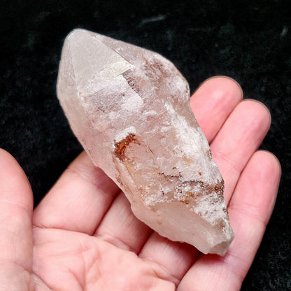 Dreamsicle Pink Lemurian Quartz Crystal (114g)