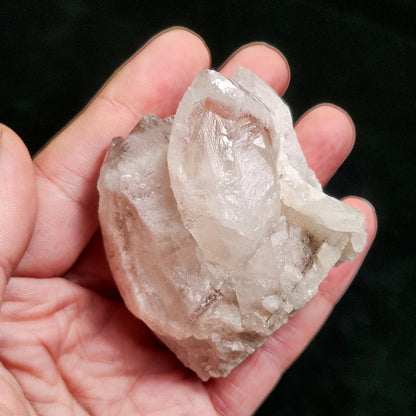 Dreamsicle Pink Lemurian Quartz Crystal (127g)