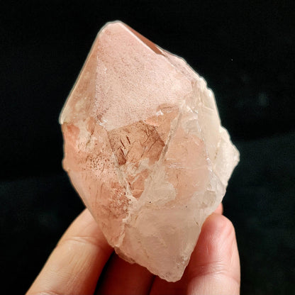 Dreamsicle Pink Lemurian Quartz Crystal (160g)