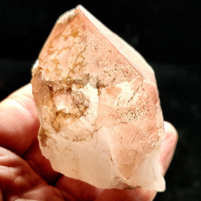 Dreamsicle Pink Lemurian Quartz Crystal (160g)