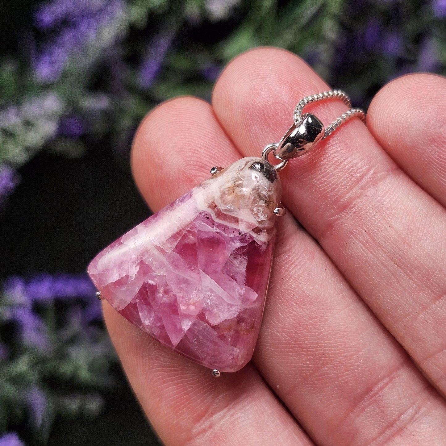 Rhodochrosite Pendant