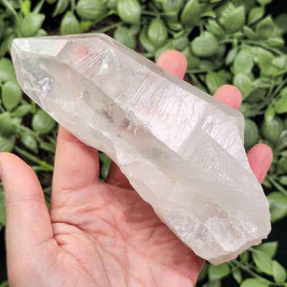 Lemurian Quartz Crystal 411g
