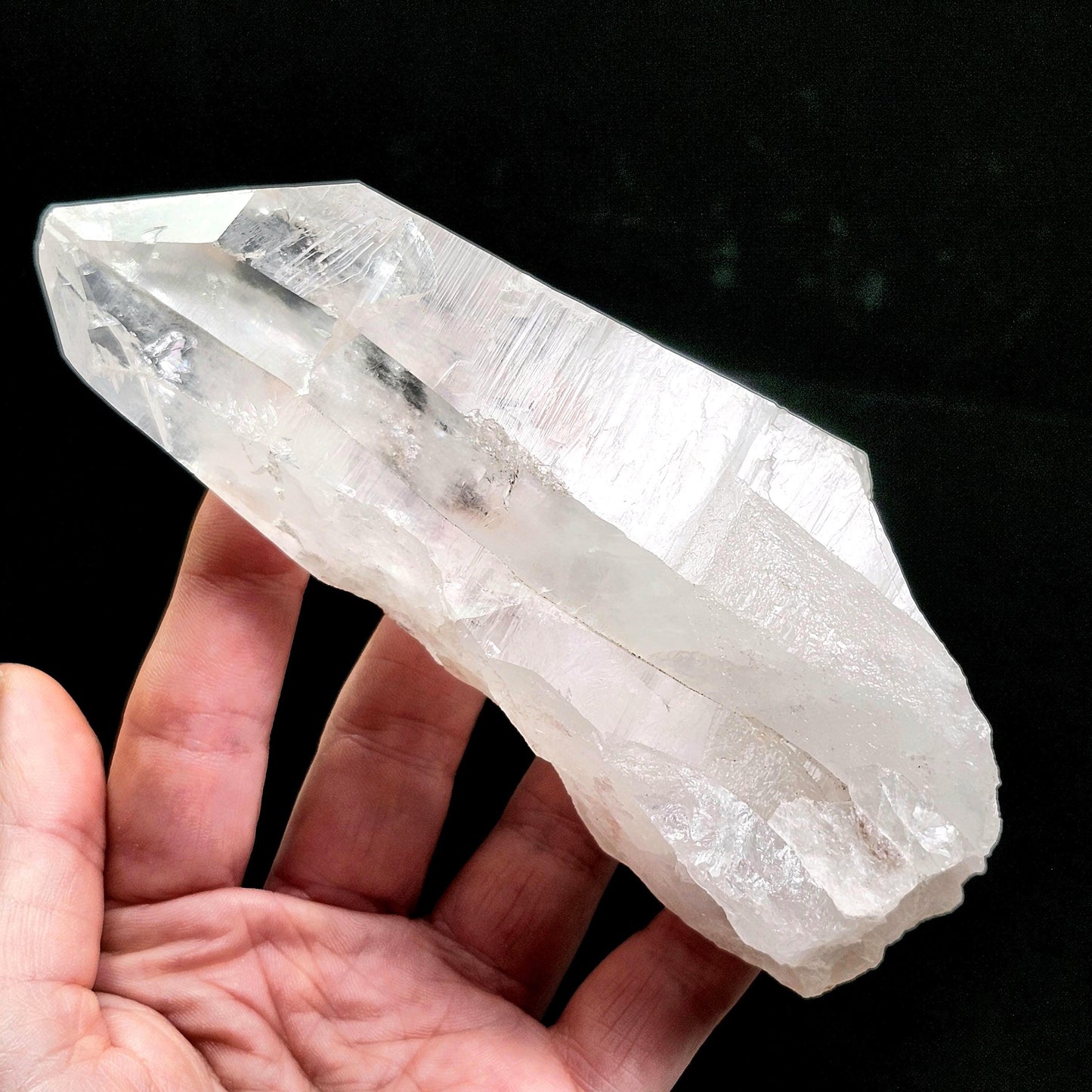 Lemurian Quartz Crystal 411g