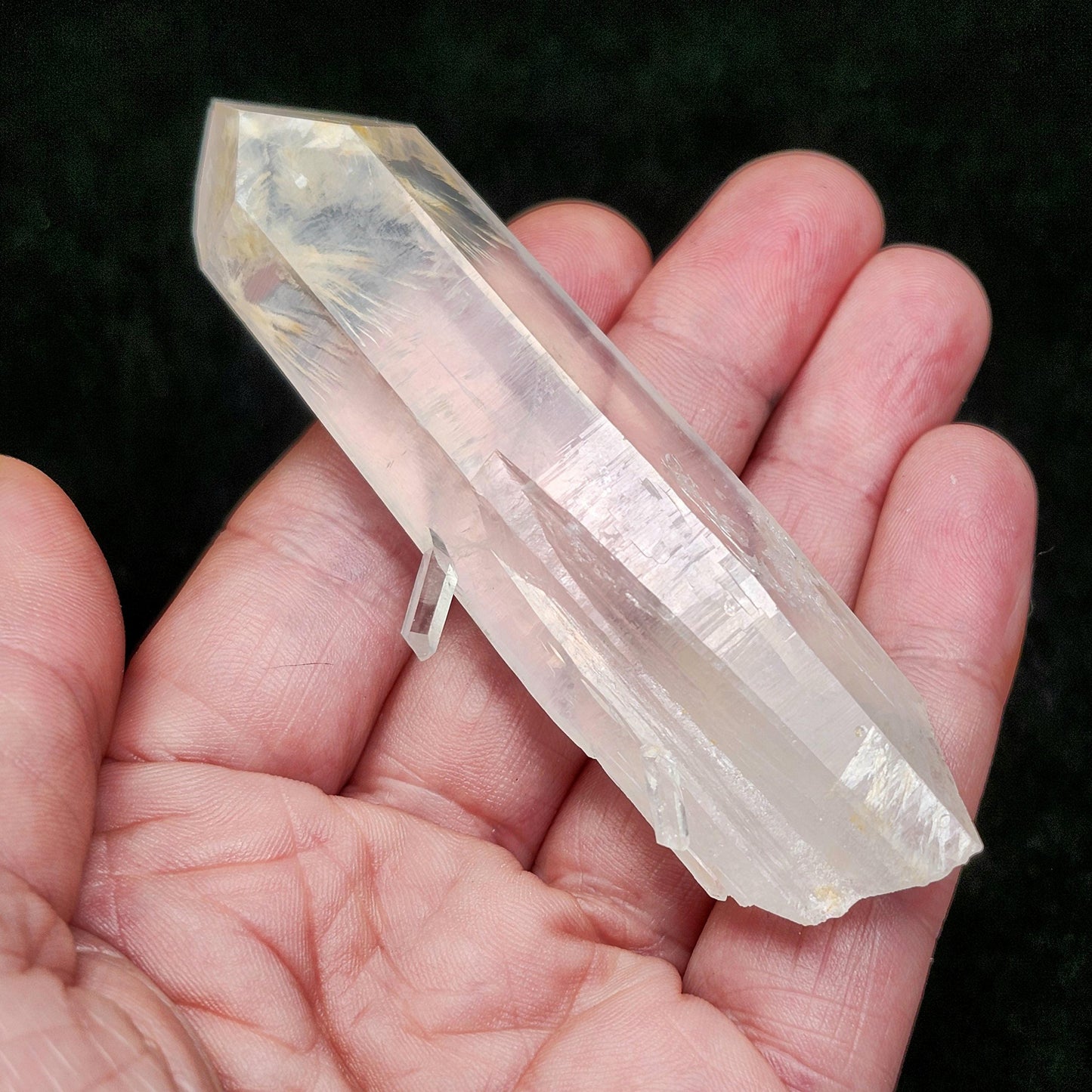 Blue Smoke Lemurian 58g with Manifestation Inclusion