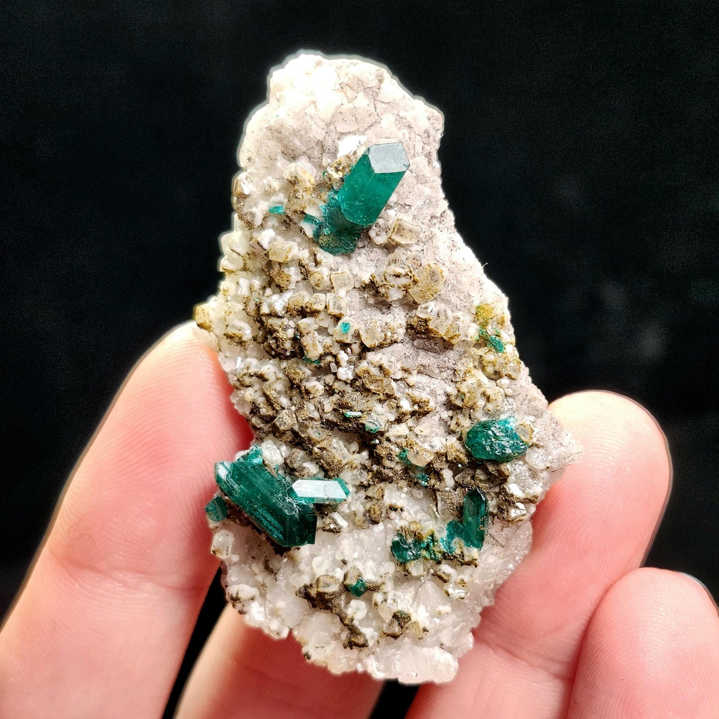 Dioptase Crystal 27.9g