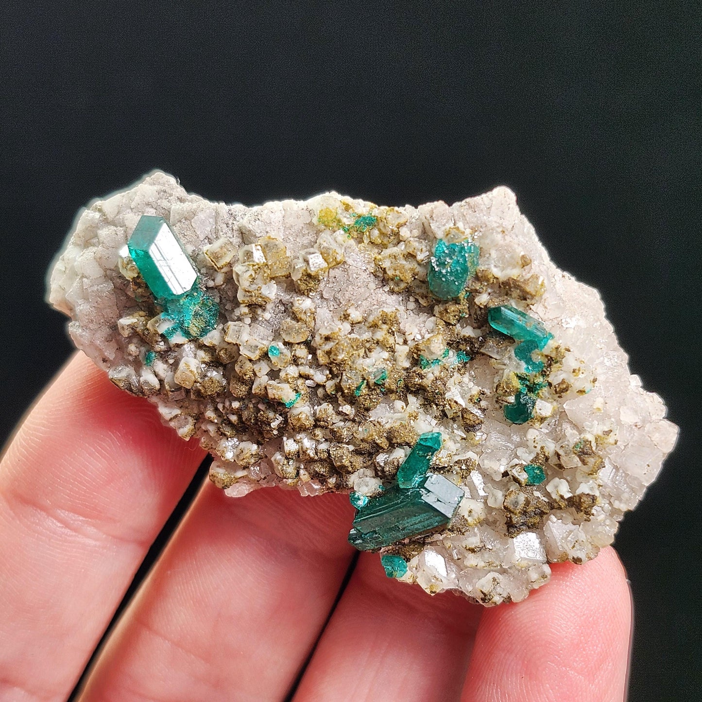 Dioptase Crystal 27.9g