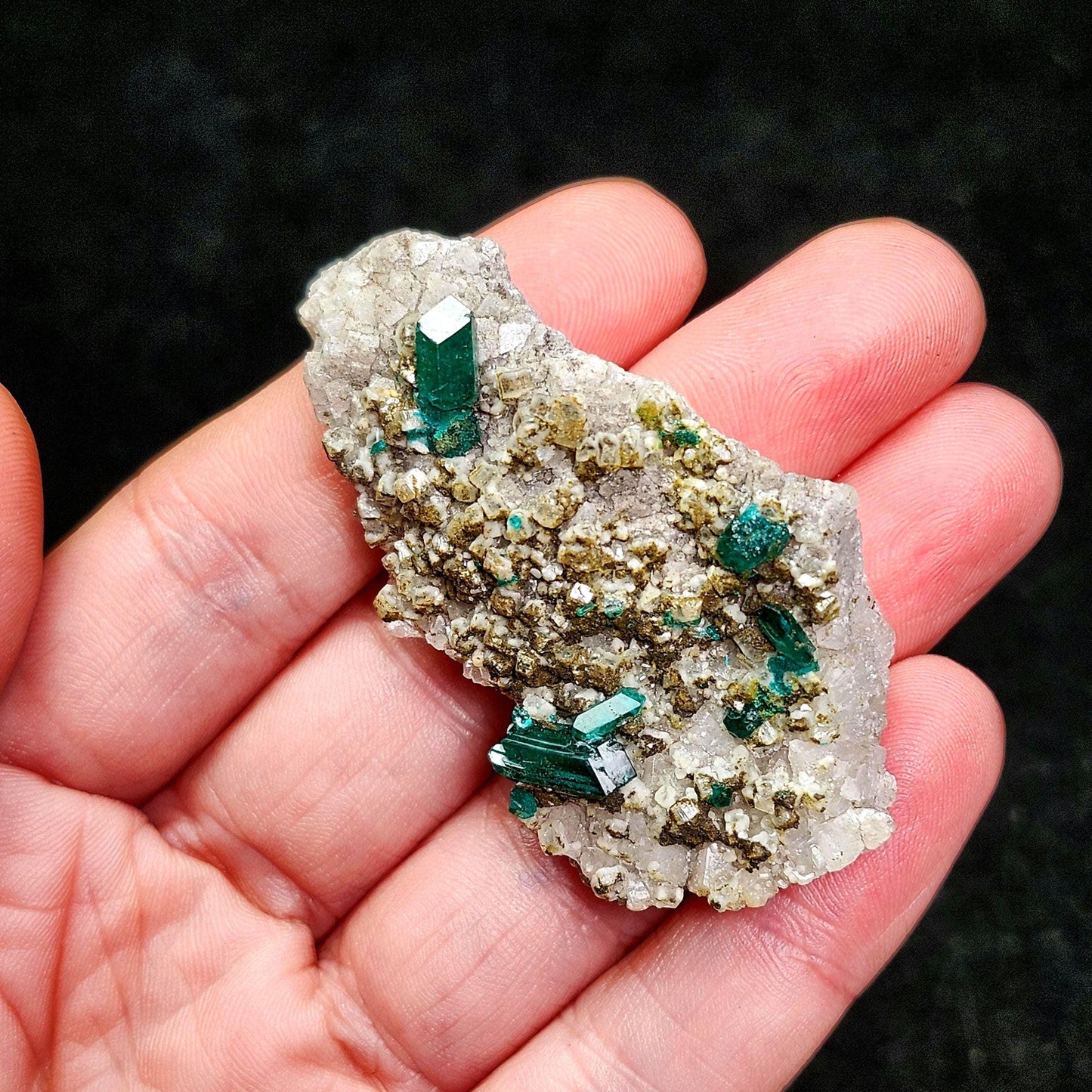 Dioptase Crystal 27.9g